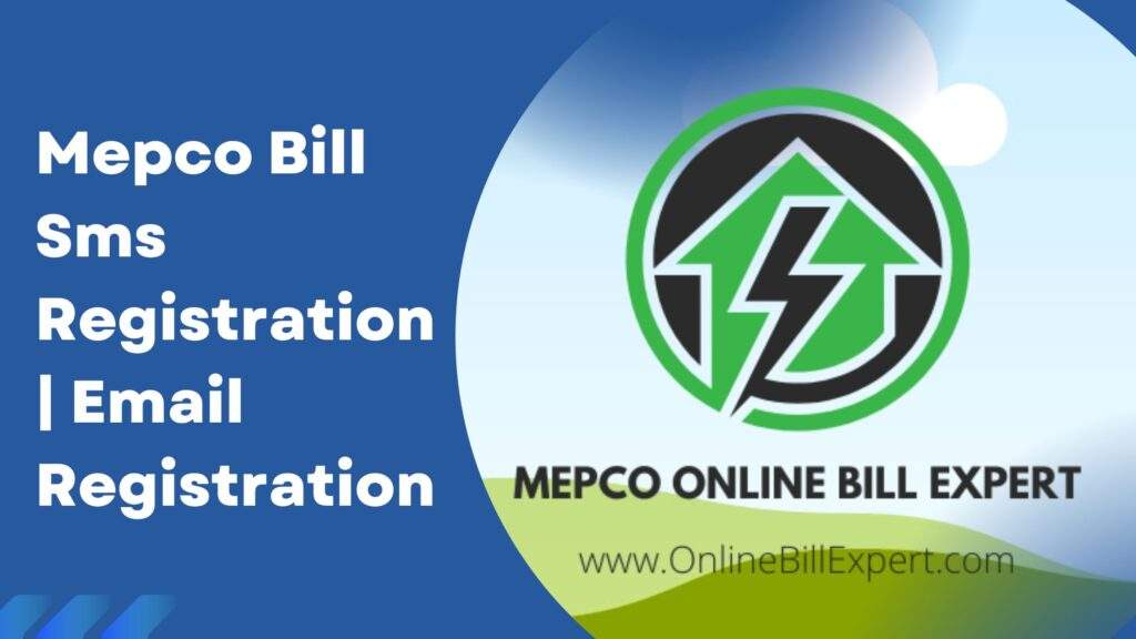 Mepco Bill Sms Registration | Email Registration
