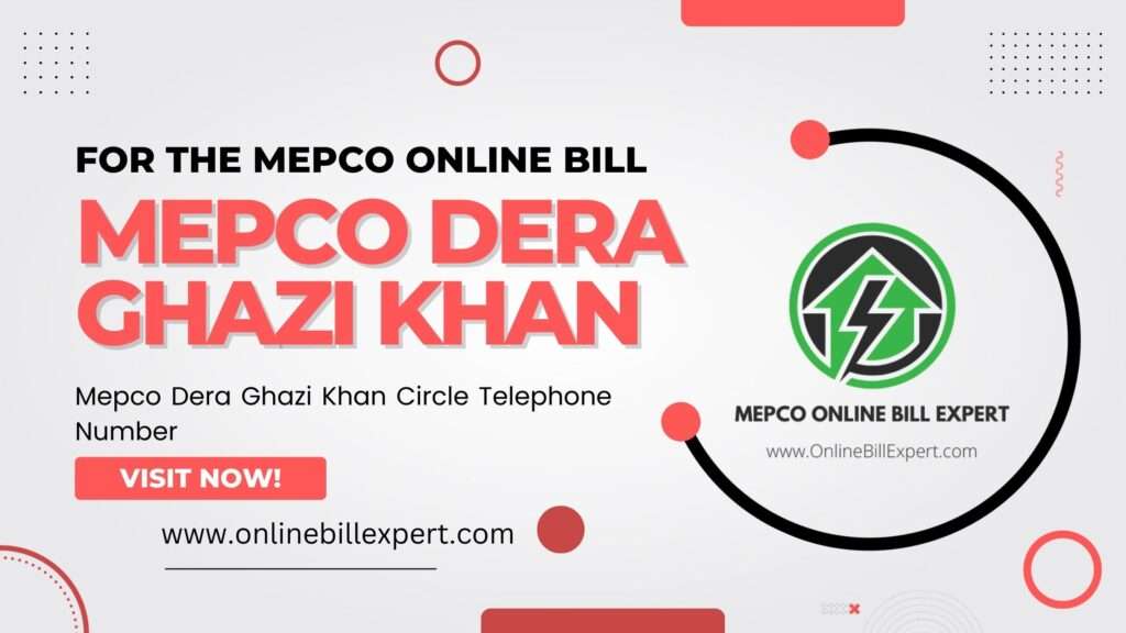 Mepco Dera Ghazi Khan Circle Telephone Number