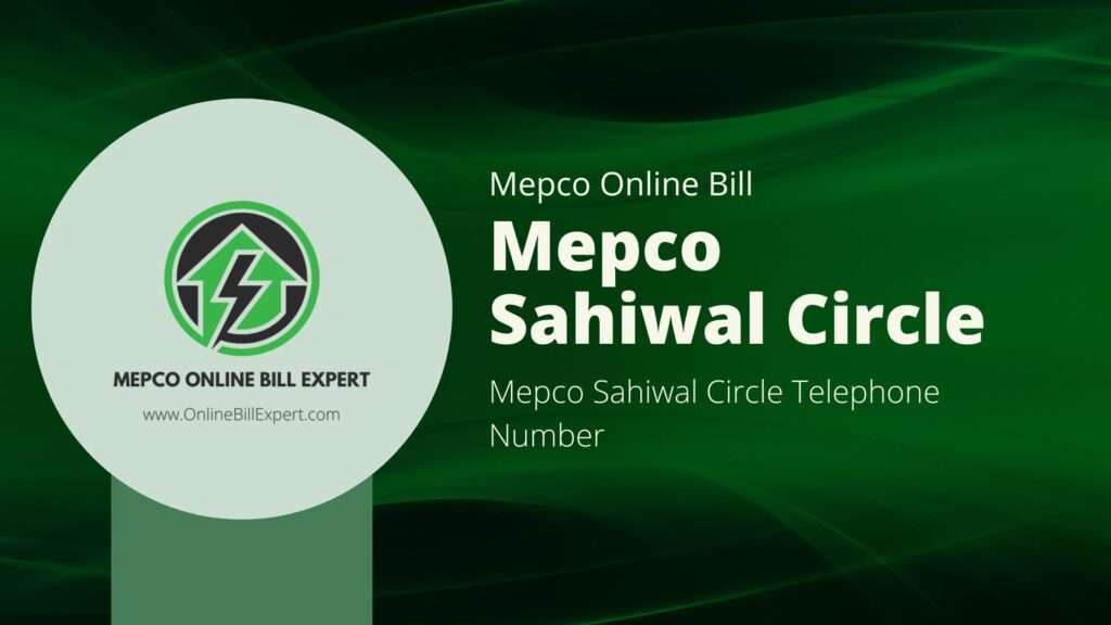 Mepco Sahiwal Circle Telephone Number