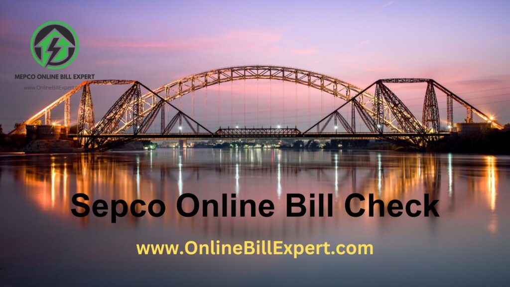 Sepco Online Bill Check